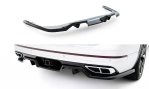 Maxton Mittlerer Cup Diffusor Heck Ansatz VW Atlas R-Line Mk1 Facelift 2 schwarz Hochglanz VW-AT-1F-RLINE-RD1G+RD2-G