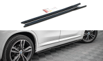 Maxton Seitenschweller Ansatz für BMW X1 M-Paket F48 schwarz Hochglanz BM-X1-48-MPACK-SD1-G