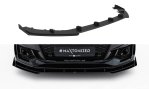 Maxton Street Pro Front Ansatz + Flaps Audi RS5 Coupe / Sportback F5 schwarz Hochglanz AURS52SBCNC-FD1BRB+FSF1-G