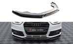 Maxton Front Ansatz V.2 Audi A4 Competition B8 Facelift schwarz Hochglanz AU-A4-B8F-COMP-FD2-G