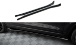 Maxton Seitenschweller Ansatz Porsche Cayenne Mk2 Facelift schwarz Hochglanz PO-CAY-2F-SD1-G