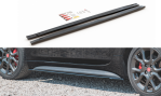 Maxton Seitenschweller Ansatz für Fiat 124 Spider Abarth schwarz Hochglanz FI-124-1-AB-SD2-G
