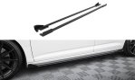 Maxton Street Pro Seitenschweller Ansatz + Flaps VW Jetta GLI Mk7 schwarz Hochglanz VWJE7GLICNC-SD1BRB+SF1-G