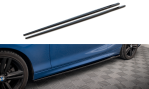 Maxton Seitenschweller Ansatz für BMW 2 M-Paket F22 schwarz Hochglanz BM-2-22-MPACK-SD1-G