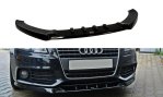 Maxton Front Diffuser V.1 Audi A4 B8 schwarz Hochglanz AU-A4-B8-FD1-G