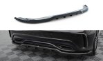 Maxton Mittlerer Cup Diffusor Heck Ansatz Mercedes-Benz A AMG-Line W176 Facelif schwarz Hochglanz ME-A-176F-AMGLINE-RD1G+RD2-G