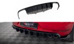 Maxton Diffusor Heck Ansatz Porsche Macan GTS / Sport Design Mk1 Facelift schwarz Hochglanz PO-MA-1F-RS1GOO_OO+RS1R-G