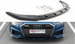 Maxton Front Ansatz V.2 für Audi A6 S-Line / S6 C8  schwarz Hochglanz AU-A6-C8-SLINE-FD2-G