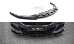 Maxton Front Ansatz V.3 für BMW 8 Coupe G15 / 8 Gran Coupe M Paket G16 schwarz Hochglanz BM-M850-G15-FD3-G