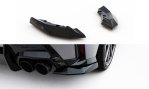 Maxton Heck Ansatz Flaps Diffusor V.2 BMW 1er M-Paket F70 schwarz Hochglanz BM-1-70-M-RSD2-G