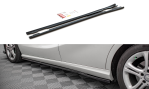 Maxton Seitenschweller Ansatz für V.2 für Mercedes-Benz A W176 schwarz Hochglanz ME-A-176-SD2-G