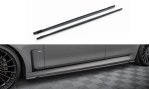 Maxton Seitenschweller Ansatz V.2 BMW 7 M-Paket G11 schwarz Hochglanz BM-7-11F-MPACK-SD2-G