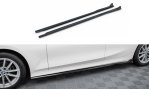 Maxton Seitenschweller Ansatz BMW 3er Limousine / Touring G20 / G21 Facelift schwarz Hochglanz BM-3-21F-SD1-G