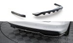 Maxton Mittlerer Cup Diffusor Heck Ansatz Audi A4 Competition B8 Facelift schwarz Hochglanz AU-A4-B8F-COMP-RSD1G+RD1-G