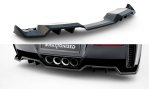 Maxton Mittlerer Diffusor Heck Ansatz DTM Look Chevrolet Corvette Z06 C7 schwarz Hochglanz CH-CO-C7-Z06-RD1G+RD2-G
