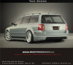 Maxton Diffusor Heck Ansatz für VW PASSAT B5 VW-PA-B5-TAKE-RBE
