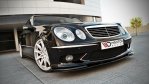 Maxton Front Ansatz für MERCEDES E W211 AMG VORFACELIFT schwarz Hochglanz ME-E-W211-AMG-FD1-G