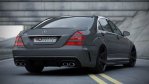 Maxton Heckstoßstange + Diffusor Heck Ansatz Verlängerung für MERCEDES S W221 (look W205)  ME-S-221-W205-R1