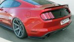 Maxton Heck Ansatz Flaps Diffusor für Ford Mustang Mk6 schwarz Hochglanz FO-MU-6-RSD1-G