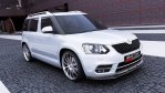 Maxton Front Ansatz für SKODA YETI CITY Facelift schwarz Hochglanz SK-YE-1F-FD1-G