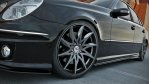 Maxton Seitenschweller Ansatz für MERCEDES E-KLASSE W211 AMG schwarz Hochglanz ME-E-211-AMG-SD1-G