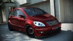 Maxton Front Ansatz für MERCEDES B-KLASSE 245 schwarz Hochglanz ME-B-245-FD1-G