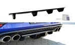 Maxton Mittlerer Diffusor Heck Ansatz für VW GOLF 7 R Facelift schwarz Hochglanz VW-GO-7F-R-RS2-G