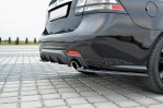 Maxton Heck Ansatz Flaps Diffusor für Saab 9-3 Aero Mk2 Facelift schwarz Hochglanz SA-9-3-2FL-AERO-RSD1-G