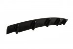 Maxton Mittlerer Diffusor Heck Ansatz für BMW 5er F11 M Paket (mit zwei Einzel Endstücken) schwarz Hochglanz BM-5-11-MPACK-RD1+RD3-G
