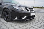 Maxton Front Ansatz für Saab 9-3 Aero Mk2 Facelift schwarz Hochglanz SA-9-3-2FL-AERO-FD1-G