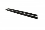 Maxton Seitenschweller Ansatz für JAGUAR XF X250 Facelift schwarz Hochglanz JA-XF-1F-SD1-G
