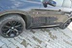 Maxton Seitenschweller Ansatz für BMW X6 F16 M Paket schwarz Hochglanz BM-X6-16-MPACK-SD1-G