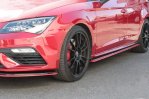 Maxton Seitenschweller Ansatz für v.3 Seat Leon Mk3 Cupra/ FR Facelift SE-LE-3F-CU-SD2G+SD3-RED