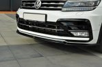 Maxton Front Ansatz für Vw Tiguan Mk2 R-Line schwarz Hochglanz VW-TI-2-RLINE-FD1-G