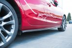 Maxton Seitenschweller Ansatz für Mazda 6 GJ (Mk3) Facelift schwarz Hochglanz MA-6-3F-SD1-G