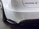 Maxton Heck Ansatz Flaps Diffusor für Tesla Model S Facelift schwarz Hochglanz TE-MODELS-1F-RSD1-G