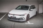 Maxton Front Ansatz +Flaps für V.3 Volkswagen Golf 8 GTI VW-GO-8-GTI-FD3G+FS