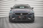 Maxton Front Ansatz V.3 für Seat Leon FR Mk4 schwarz Hochglanz SE-LE-4-FR-FD4-G