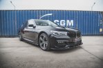 Maxton Front Ansatz V.2 für BMW 7 M-Paket G11 schwarz Hochglanz BM-7-11-MPACK-FD2-G