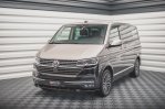 Maxton Front Ansatz V.2 für Volkswagen T6 Facelift schwarz Hochglanz VW-T6F-FD2-G