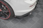 Maxton Racing Heck Ansatz Flaps Diffusor +Flaps für Volkswagen Golf 8 GTI schwarz Hochglanz VWGO8GTICNC-RSD1BRB+RSF1-G