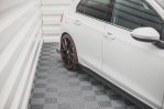 Maxton Racing Seitenschweller Ansatz + Flaps Volkswagen Golf 8 GTI / GTI Clubsport schwarz Hochglanz VWGO8GTICNC-SD1B+SRF1-G
