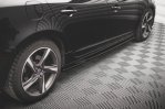 Maxton Seitenschweller Ansatz für Volvo S60 R-Design Mk2 schwarz Hochglanz VO-S60-2-RDESIGN-SD1-G
