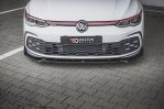 Maxton Front Ansatz +Flaps für V.2 Volkswagen Golf 8 GTI VW-GO-8-GTI-FD2G+FS