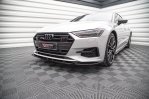 Maxton Front Ansatz V.1 für Audi A7 C8 schwarz Hochglanz AU-A7-C8-FD1-G