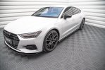Maxton Seitenschweller Ansatz für Audi A7 C8 schwarz Hochglanz AU-A7-C8-SD1-G