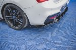 Maxton Racing Heck Ansatz Flaps Diffusor V.2 +Flaps für BMW 1er F20 M140i  schwarz Hochglanz BM1F20FMCNC-RSD2B+RSF1-G