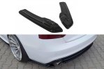Maxton Heck Ansatz Flaps Diffusor für AUDI A5 S-LINE Facelift schwarz Hochglanz AU-A5-1F-SLINE-RSD1-G