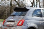 Maxton Spoiler CAP für FIAT 500 ABARTH MK1 FACELIFT schwarz Hochglanz FI-500-1F-AB-CAP1-G