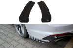 Maxton Heck Ansatz Flaps Diffusor für Audi RS5 F5 Coupe  schwarz Hochglanz AU-RS5-2-RSD1-G